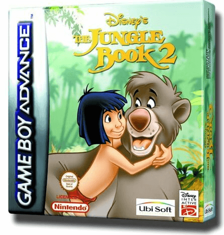 The Jungle Book box art for GameBoy Advance